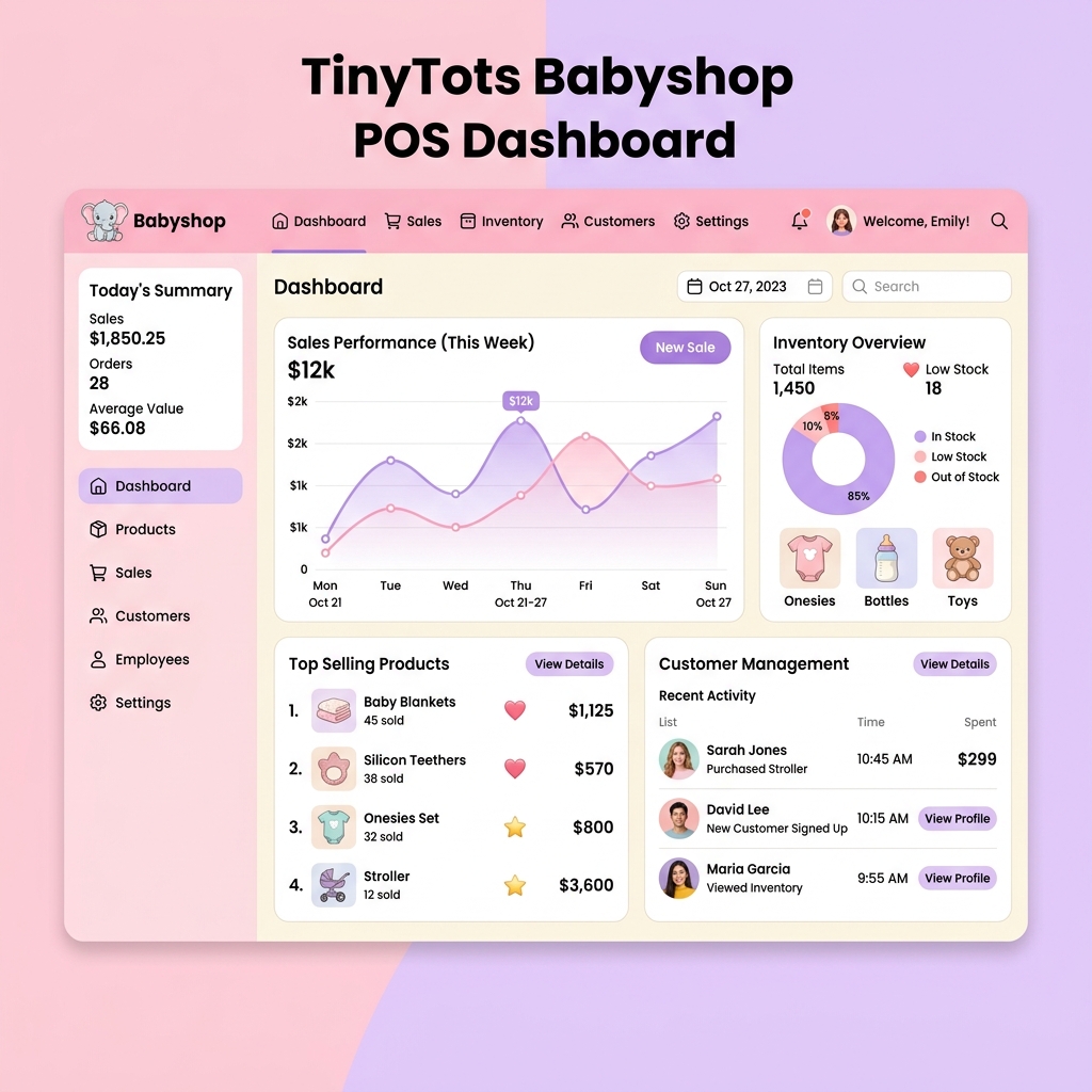 POS Babyshop Web