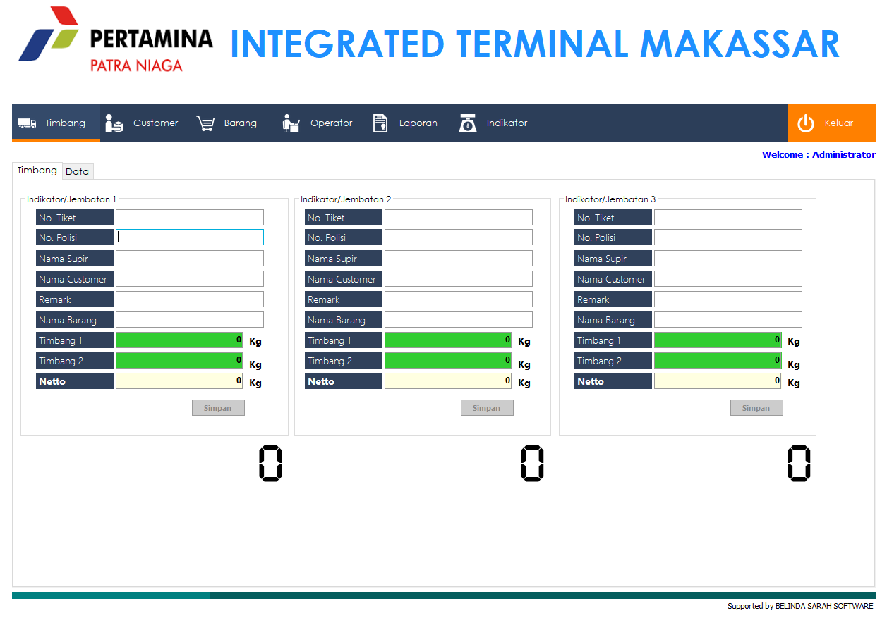 Aplikasi Jembatan Timbang